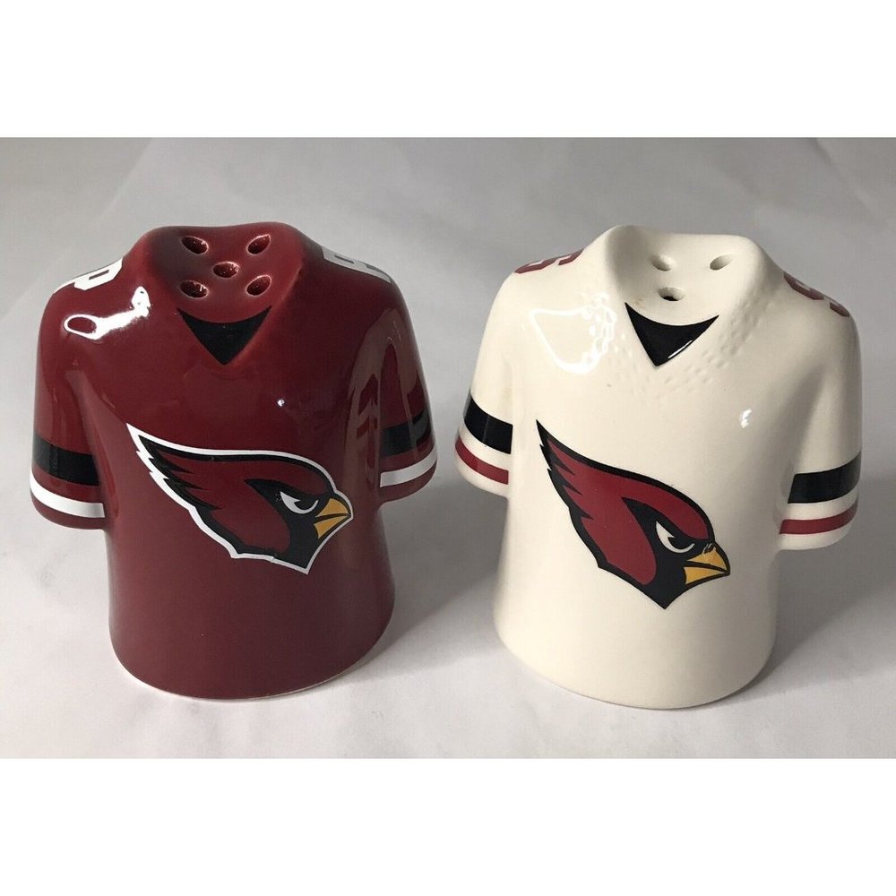 NFL Arizona Cardinals Gameday Jersey Ceramic Salt & Pepper Shakers